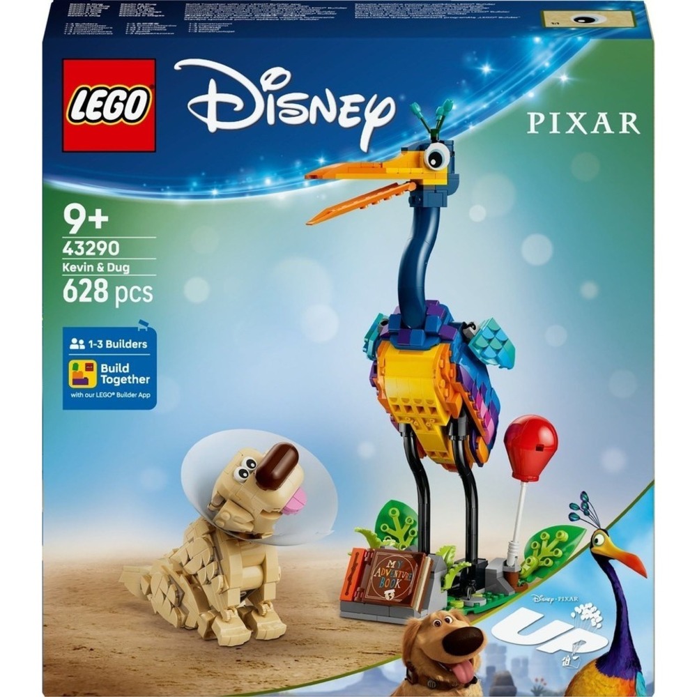 LEGO/DISNEY-PIXAR/43290/ KEVIN & DUG/628 PCS/NEW SEALED/MSLKD062826